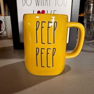 Rae Dunn Yellow Mug - Peep Peep